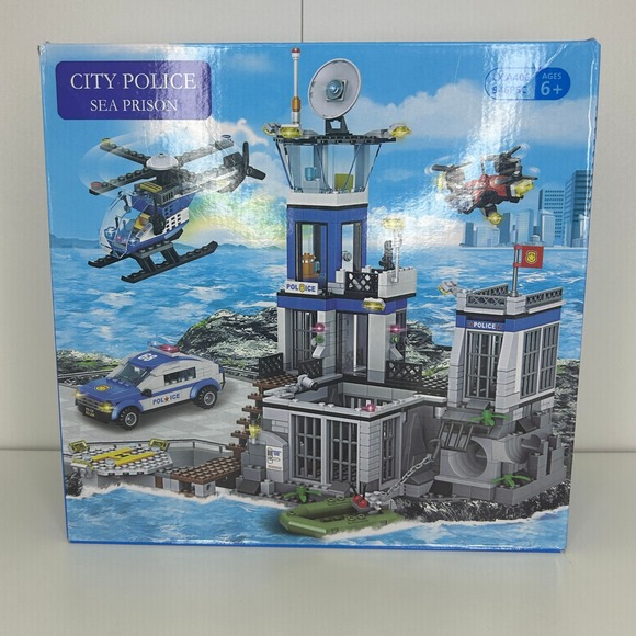 City Police Sea Prison Building Block Set LX.A406 – 946 PCS Ages 6+ - Picture 1 of 10